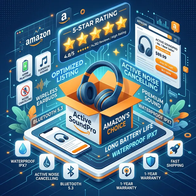 Amazon Listing Optimization Concept